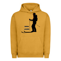 Pigment Peanut Butter nighttime ski adventure Urban Hoodie - tuanDangUi