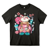Asphalt dentist gnome Heavy Core Tee - NancyCooperArtShop