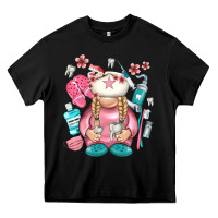 Black dentist gnome Heavy Core Tee - NancyCooperArtShop