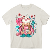 Cream dentist gnome Heavy Core Tee - NancyCooperArtShop