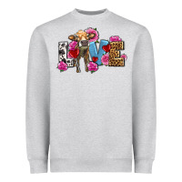 Heather Grey love with cow olivia Heavyweight Sweatshirt - OliviaCreatesArt