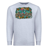 Heather Grey hot mom summer Premium Sweatshirt - CowhideDigitalArt