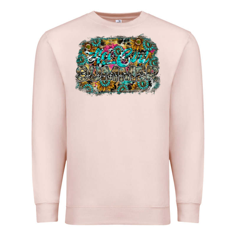 Hot Mom Summer Premium Sweatshirt by CowhideDigitalArt | Teevron