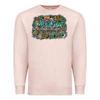 Pale Pink hot mom summer Premium Sweatshirt - CowhideDigitalArt