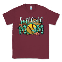 Burgundy Softball Mom Classic Tee - Bettercallsaul