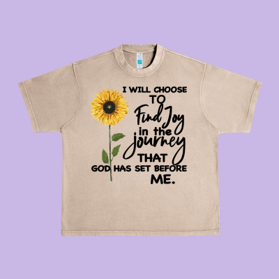 I Will Choose To Find Joy In The Journey That God Urban Heavy Tee Designed By Bettercallsaul