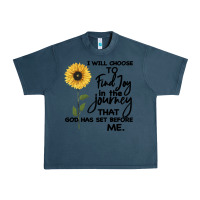 Midnight Navy I Will Choose To Find Joy In The Journey That God Urban Heavy Tee - Bettercallsaul