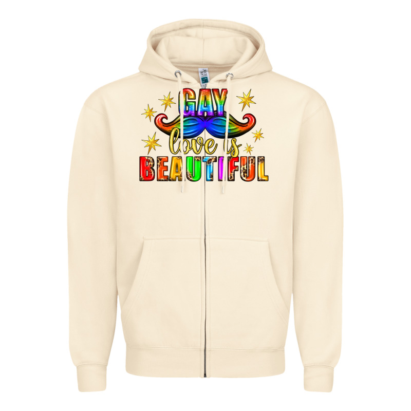 Gay Love Is Beautiful Pride Lgbtq Zipper Hoodie by BundleAndBundleShop | Teevron