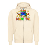 Sandshell Gay Love Is Beautiful Pride Lgbtq Zipper Hoodie - BundleAndBundleShop