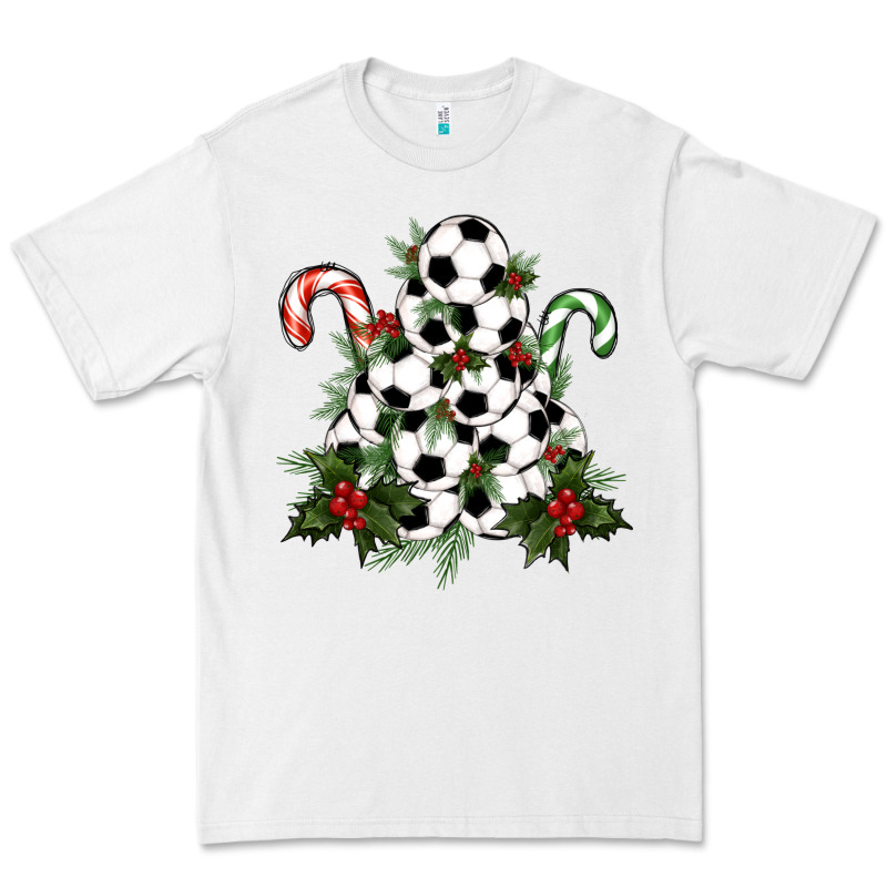 Lightning Soccer Christmas Tree Premium Tee by RanaPortraitStore | Teevron