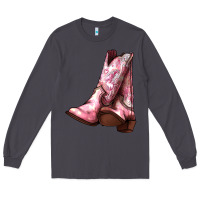 Smoke Cowgirl boots Long Sleeve Tee - HowdyJamesFarm
