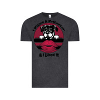 Vintage Black I kissed a dog and I like it Vintage Tee - Bettercallsaul