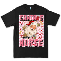 Black santas favorite nurse Premium Tee - MaliasSmallBusiness