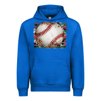 Cobalt sports baseball background Urban Hoodie - Artiststas