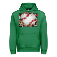 Emerald sports baseball background Urban Hoodie - Artiststas