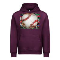 Mauve Wine sports baseball background Urban Hoodie - Artiststas