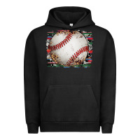 Pigment Black sports baseball background Urban Hoodie - Artiststas