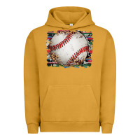 Pigment Peanut Butter sports baseball background Urban Hoodie - Artiststas