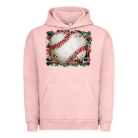 Pigment Salmon sports baseball background Urban Hoodie - Artiststas