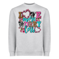 Love More Worry Less Olivia Heavyweight Sweatshirt | Teevron