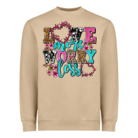 Mushroom love more worry less olivia Heavyweight Sweatshirt - OliviaCreatesArt