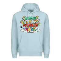 Blue Mist Normal Is Overrated Premium Hoodie - FaDigitalArtStudio