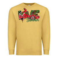 Antique Gold Love Summer Premium Sweatshirt - CowhideDigitalArt