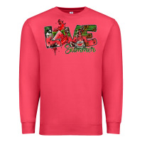 Cardinal Love Summer Premium Sweatshirt - CowhideDigitalArt