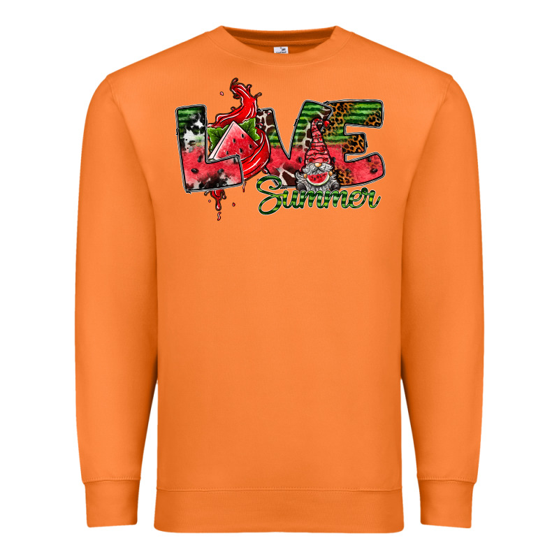Love Summer Premium Sweatshirt by CowhideDigitalArt | Teevron