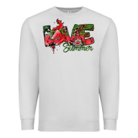 Dove Grey Love Summer Premium Sweatshirt - CowhideDigitalArt