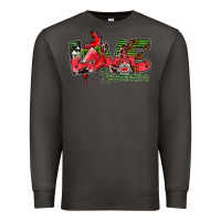 Smoke Love Summer Premium Sweatshirt - CowhideDigitalArt