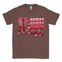 Chestnut howdy howdy howdy honey with cowgirl boots Classic Tee - RanaPortraitStore