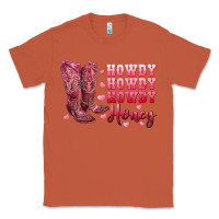 Copper howdy howdy howdy honey with cowgirl boots Classic Tee - RanaPortraitStore