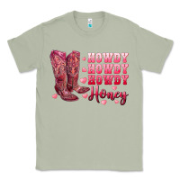 Matcha howdy howdy howdy honey with cowgirl boots Classic Tee - RanaPortraitStore