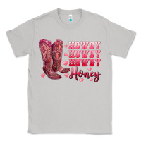 Moon Dust howdy howdy howdy honey with cowgirl boots Classic Tee - RanaPortraitStore