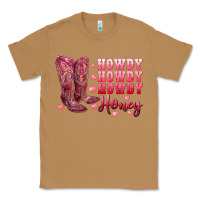 Toasted Coconut howdy howdy howdy honey with cowgirl boots Classic Tee - RanaPortraitStore