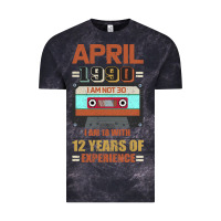 Cloud Black Aprıl 1990 I Am Not 30 I'm 18 With 12 Years Of Experience Vintage Tee - Bettercallsaul