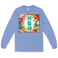 Colony Blue teacher mom mother's day Long Sleeve Tee - TumblerDesignByShophia