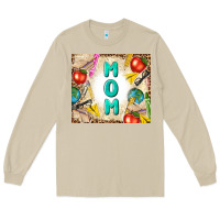 Mushroom teacher mom mother's day Long Sleeve Tee - TumblerDesignByShophia