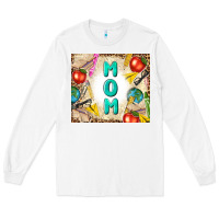 White teacher mom mother's day Long Sleeve Tee - TumblerDesignByShophia