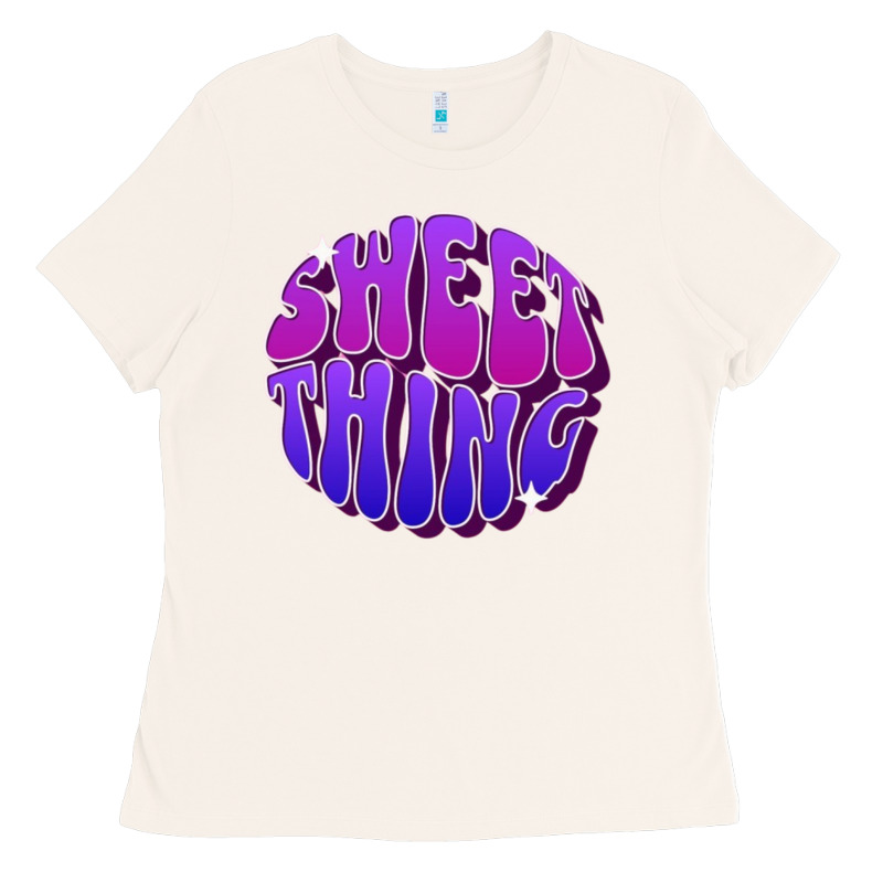 Editable Sweet Thing Ladies Tee by tuanDangUi | Teevron