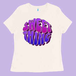 Editable Sweet Thing Ladies Tee Designed By Tuandangui
