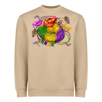 Mushroom mardi gras lips olivia Heavyweight Sweatshirt - OliviaCreatesArt