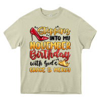 Mossy stepping into my november birthday Heavy Core Tee - MaliasSmallBusiness