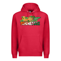 Cardinal tennessee map st patrick's day Premium Hoodie - FaDigitalArtStudio