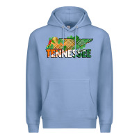 Colony Blue tennessee map st patrick's day Premium Hoodie - FaDigitalArtStudio