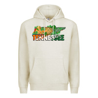 Oatmeal Heather tennessee map st patrick's day Premium Hoodie - FaDigitalArtStudio