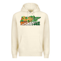 Sandshell tennessee map st patrick's day Premium Hoodie - FaDigitalArtStudio