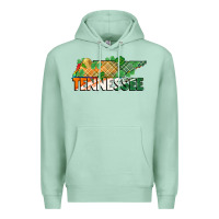 Seafoam tennessee map st patrick's day Premium Hoodie - FaDigitalArtStudio