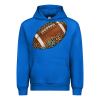 Cobalt western football leopard turquoise pattern Urban Hoodie - Artiststas